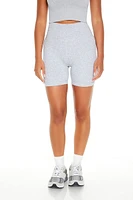 Active Seamless Heathered Biker Shorts