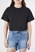 Boxy Cropped Crew Tee