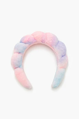 Braided Plush Watercolor Headband