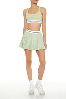 Active Pleated LA Mini Skirt