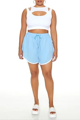 Plus Drawstring Shorts