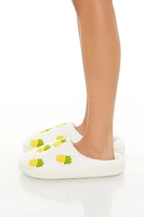 Plush Pineapple House Slippers