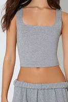 Cotton Cropped Tank Top