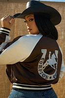 Plus Compton Cowboys Varsity Jacket