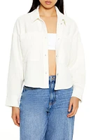 Corduroy Cropped Shacket