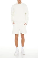 Drop-Sleeve Crew Pullover