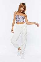 Marble Print Cropped Cami