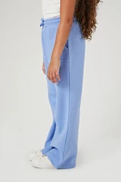 Girls Fleece Straight-Leg Pants (Kids)