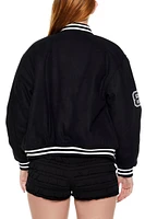 Varsity Letterman Bomber Jacket