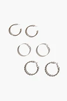 Twisted Hoop Earring Set