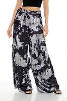 Satin Cloud Wash Palazzo Pants