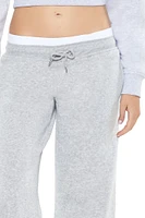 Layered Drawstring Sweatpants