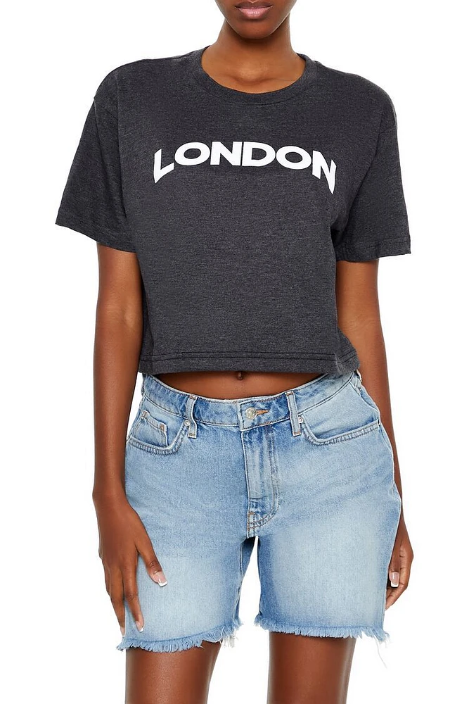 London Graphic Cropped Tee