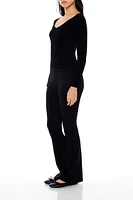 Foldover Flare Leggings