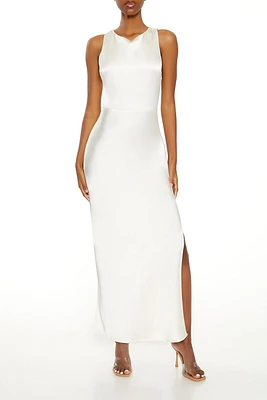 Sleeveless Open-Back Maxi Dress