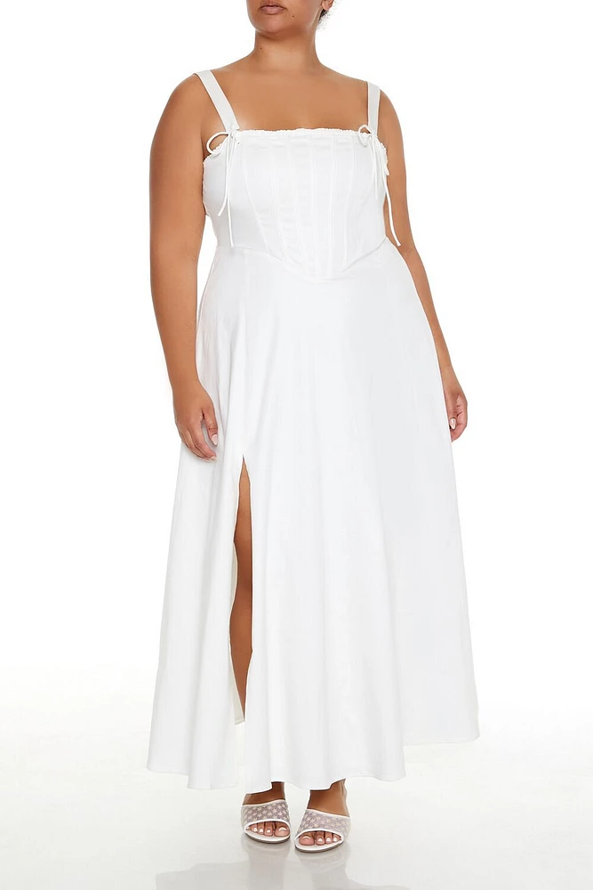Plus Corset Maxi Dress