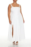 Plus Corset Maxi Dress