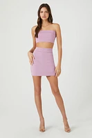 Bandage Tube Top & Mini Skirt Set