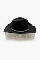 Rhinestone Fringe Cowboy Hat