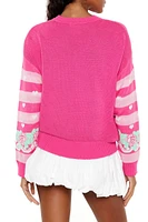 Barbie Graphic Knit Sweater