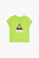 Girls The Grinch Glitter Tee (Kids)