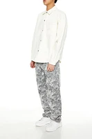 Abstract Paisley Straight Pants