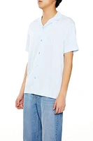 Rayon Cuban-Collar Shirt