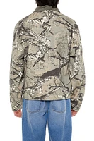 Camo Print Trucker Jacket