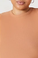Plus Ribbed Crew Tee