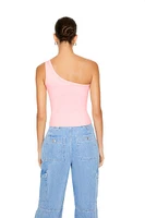 Seamless One-Shoulder Crop Top