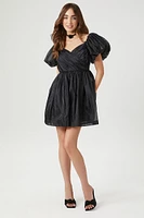 Sweetheart Chiffon Mini Dress