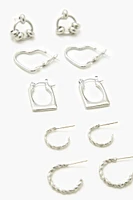 Assorted Hoop Earring Set