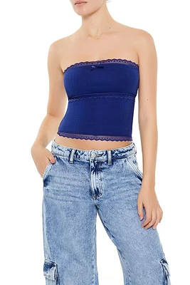 Cropped Bow Tube Top