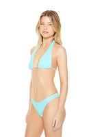 Seamless Halter String Bikini Top