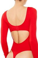 Seamless Open-Back Thong Bodysuit