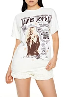 Oversized Janis Joplin Graphic Tee