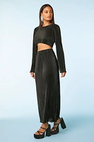 Ribbed Top & Maxi Skirt Set