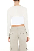 Cropped Shrug Sweater