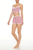 Gingham Bloomer Pajama Shorts