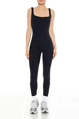 Active Ribbed Tank Jumpsuit