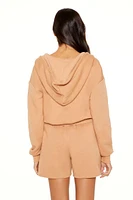 Basic Fleece Zip-Up Hoodie