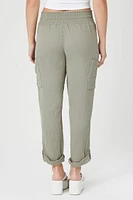 Cuffed Straight-Leg Pants