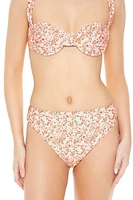 Ditsy Floral High-Rise Bikini Bottoms