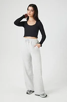 Ribbed Knit Crop Top