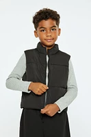 Girls Zip-Up Puffer Vest (Kids)