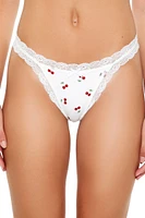 Seamless Cherry Print Panties