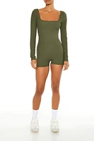 Active Fitted Open-Back Romper