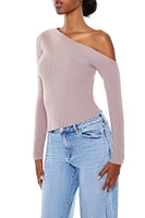 Ribbed Asymmetrical Sweater