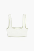 Rosette Two-Tone Bralette