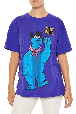 Oversized Cookie Monster Tee